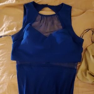 Blue dress